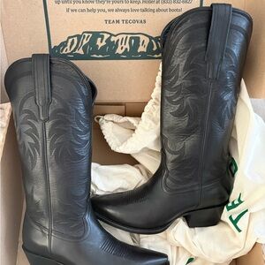 Tecovas Midnight Cowhide Boots